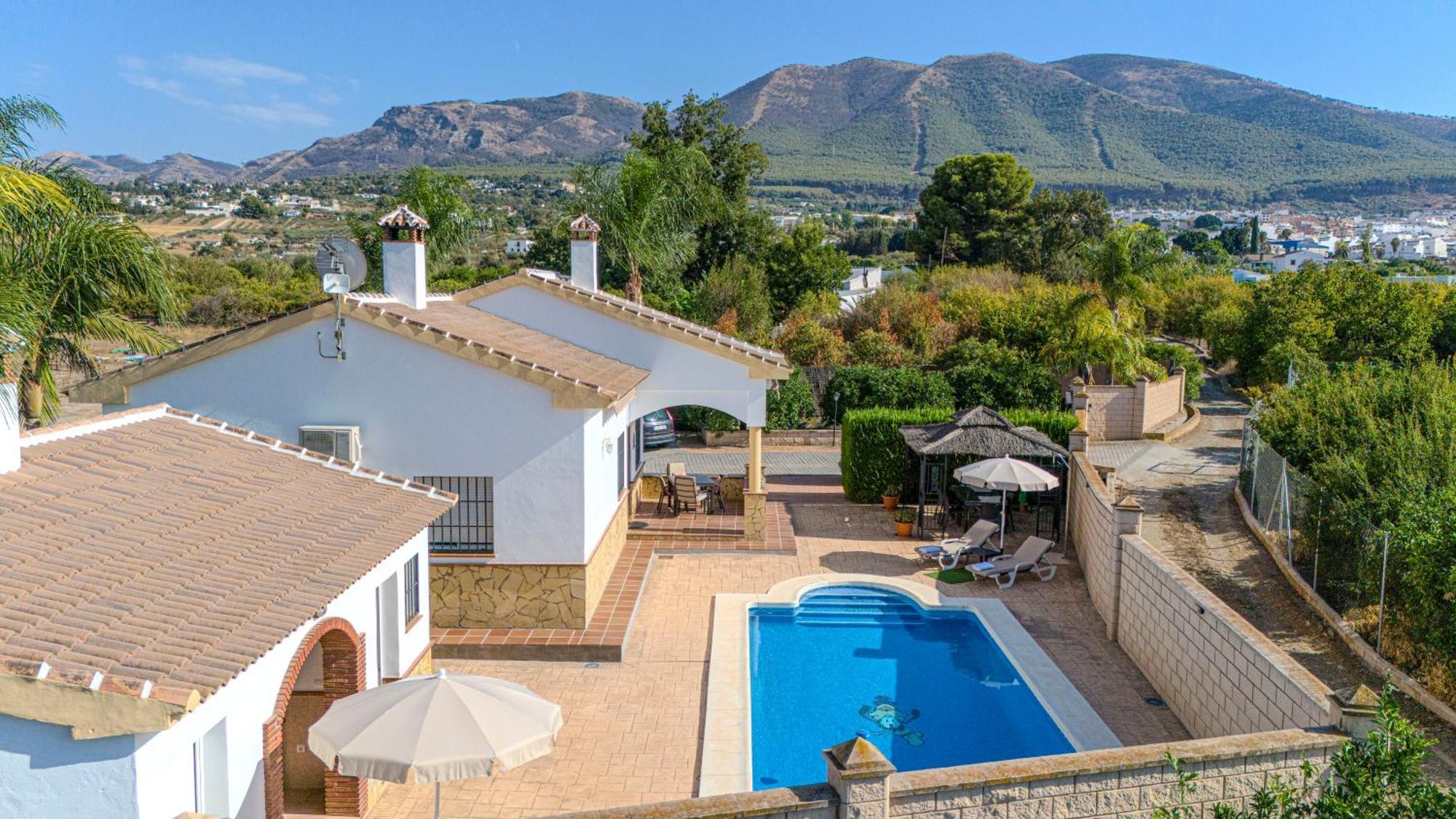 Casa Rural Tipica Andaluza, Wifi,Piscina, Barbacoa, Aire Acondicionado, 5Min Centros Alhaurín el Grande Buitenkant foto